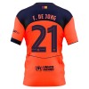 Virallinen pelipaita FC Barcelona Frenkie de Jong 21 Kolmas 2025-26 Lyhythihainen - Lasten ( + Lyhyet housut )